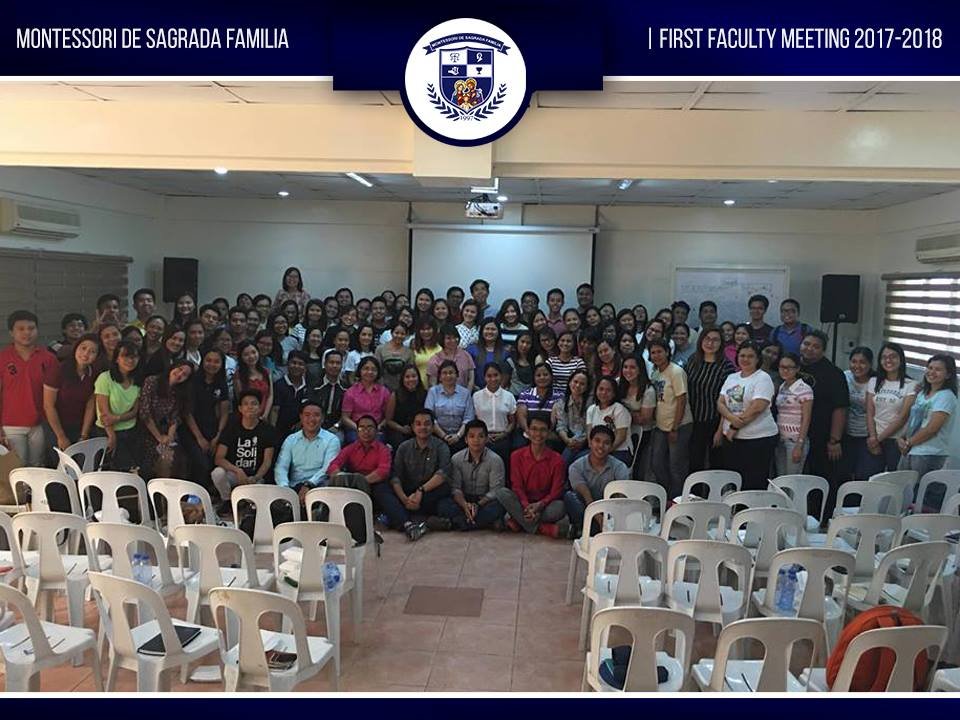 MDSF First faculty meeting for S.Y. 2017-2018