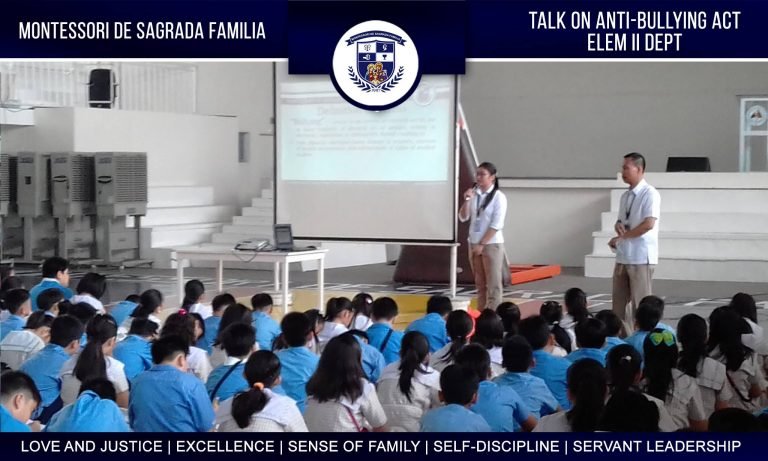 Talk on anti-bullying act elementary II department Talk on anti-bullying act elementary II department
