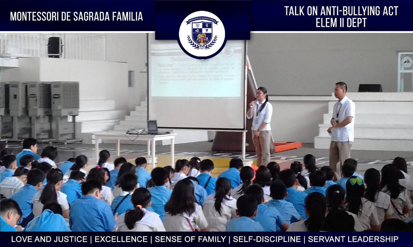 Talk on anti-bullying act elementary II department