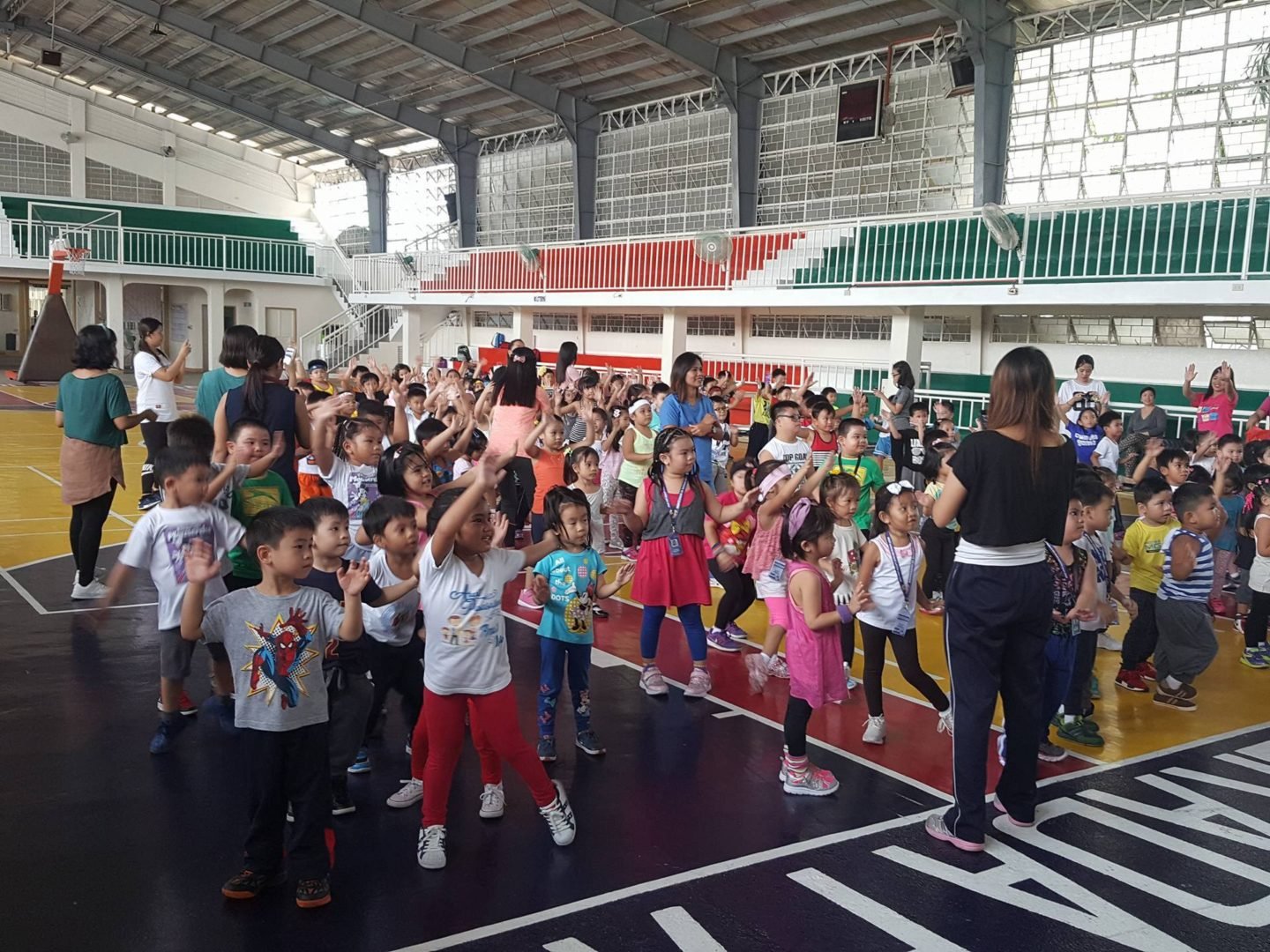 Preschoolers end Nutrition Month with Zumba, Picnic