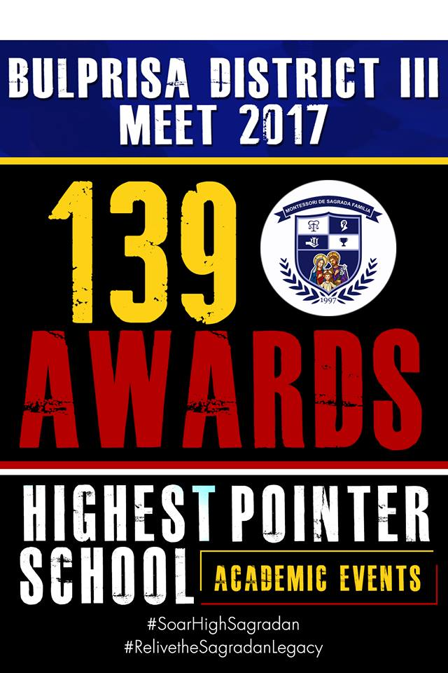 Sagradan Legacy Relived; MDSF, the highest pointer school in the BulPrisa District III Meet Academic Events