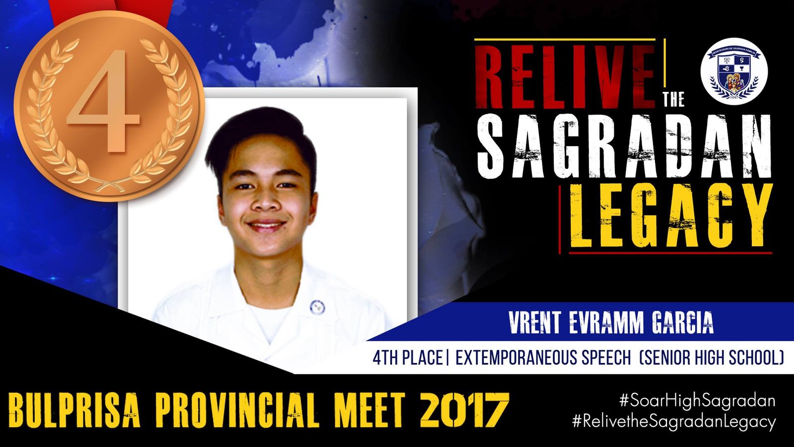 Garcia marks 4th year of being a winning extempo speaker Garcia marks 4th year of being a winning extempo speaker