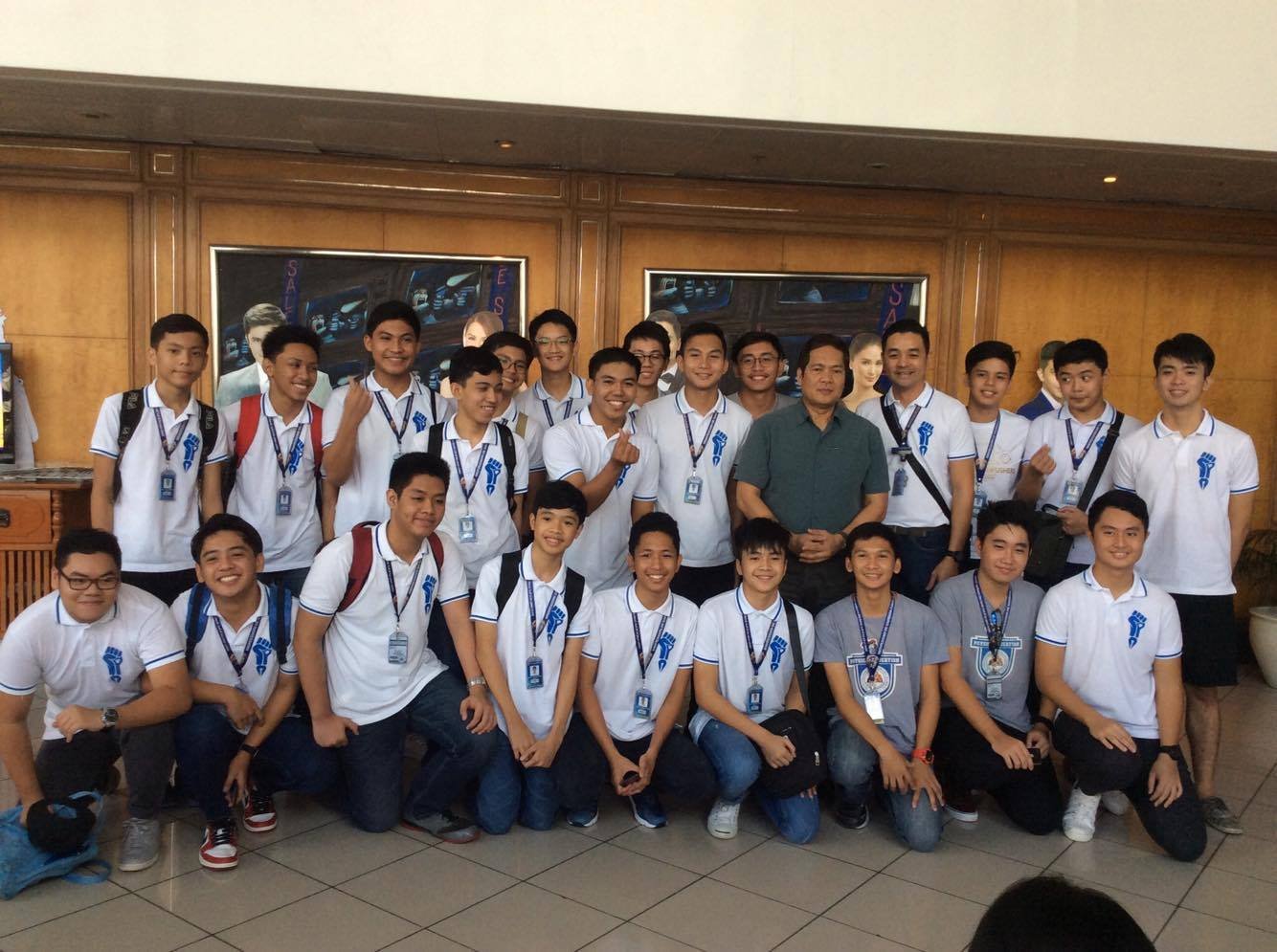 Mang Tani welcomes Sagradan Scribes at GMA 7