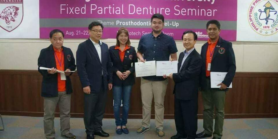 Dr. Carlos Carlos, a proud Sagradan alumnus