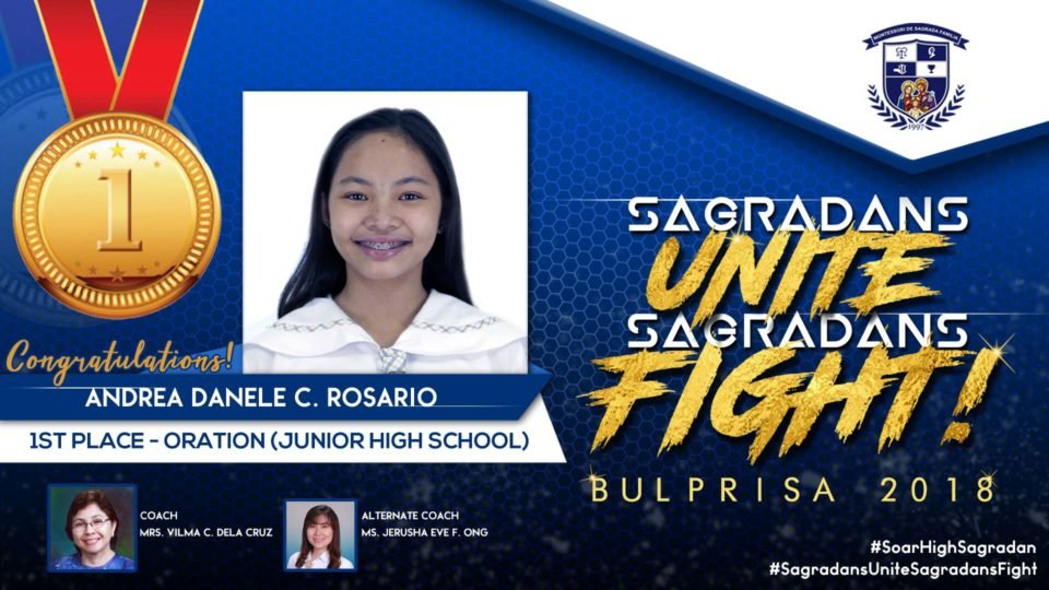 Oration legacy continues with Rosario