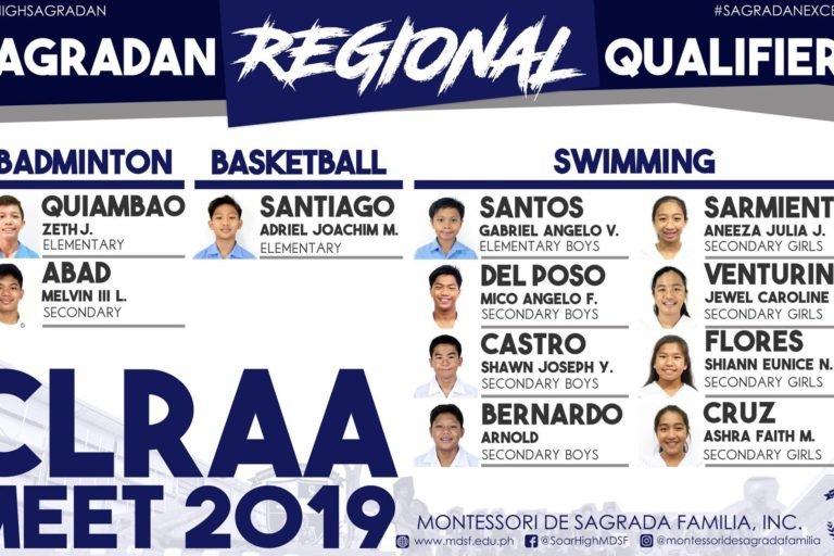 11 Sagradan athletes, all set for CLRAA