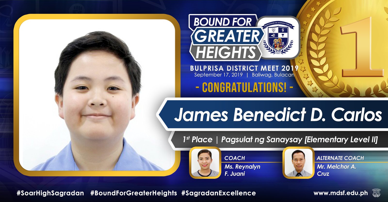 Sagradan writes victory, dominates essay tilt