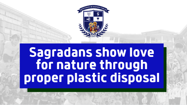 Sagradans show love for nature through proper plastic disposal