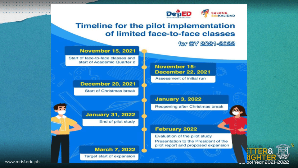 MDSF eyeing 4 possible learning modalities next SY