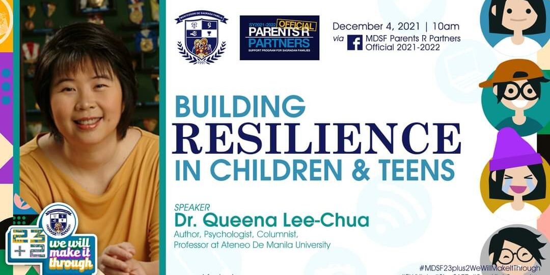 MDSF parents learn ways to build resilient kids this pandemic