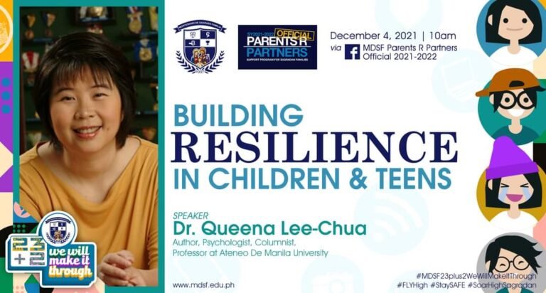 MDSF parents learn ways to build resilient kids this pandemic MDSF parents learn ways to build resilient kids this pandemic