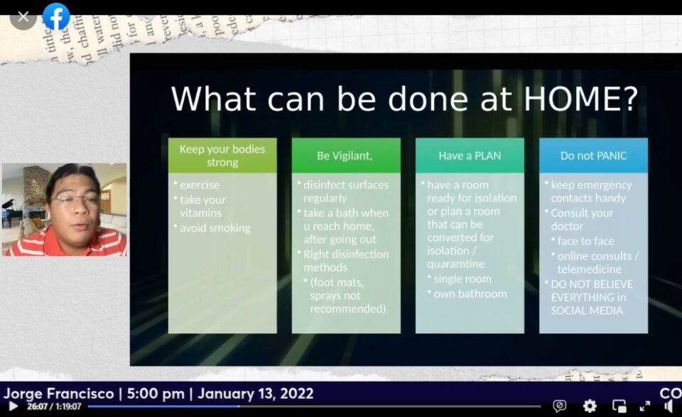 MDSF community learns to manage COVID-19 at home MDSF community learns to manage COVID-19 at home