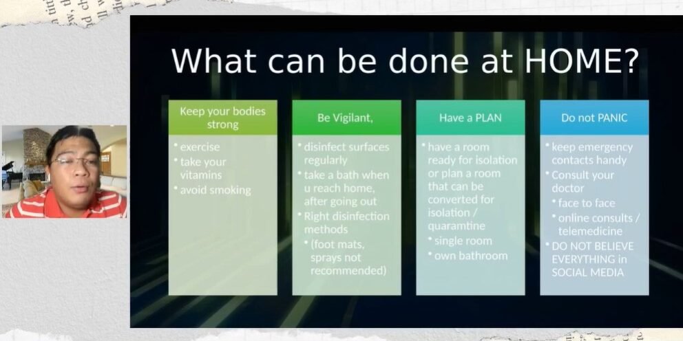 MDSF community learns to manage COVID-19 at home