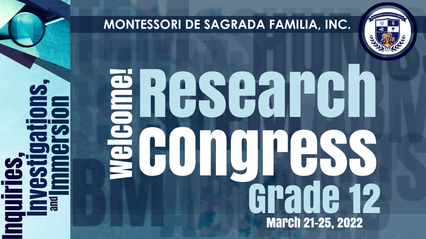 Despite the struggles, Grade 12 students can finally say, “Thesis defended!”