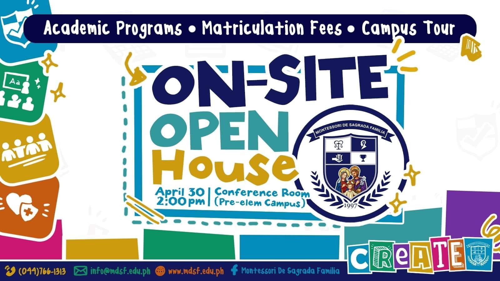 MDSF’s Open House back to face-to-face