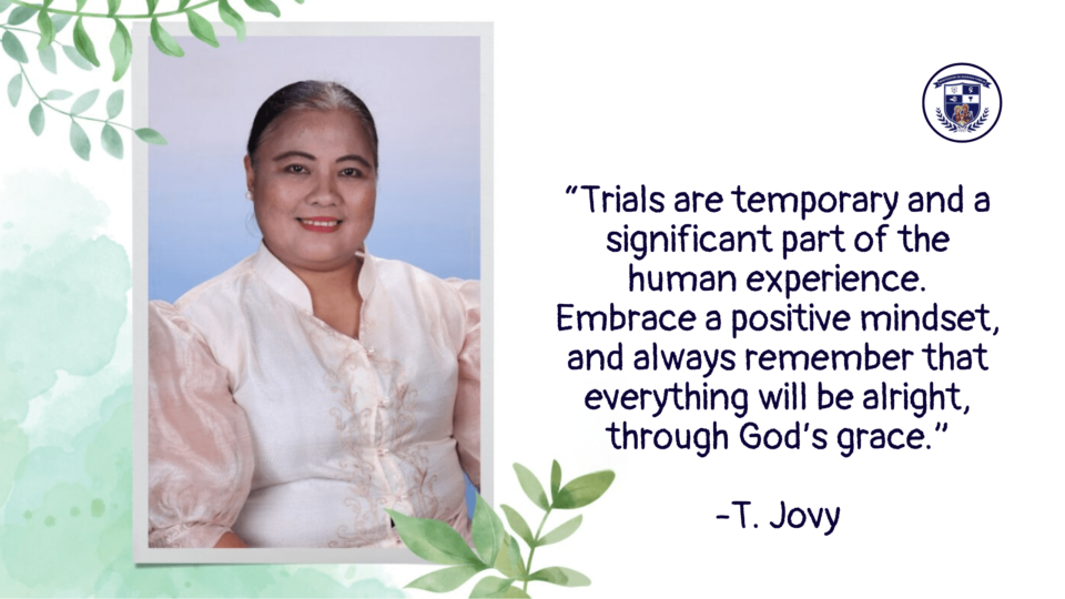 Onto the next Voyage: Teacher Jovy’s Secret Weapon | Montessori De Sagrada Familia, Inc | Tangos, Baliwag, Bulacan