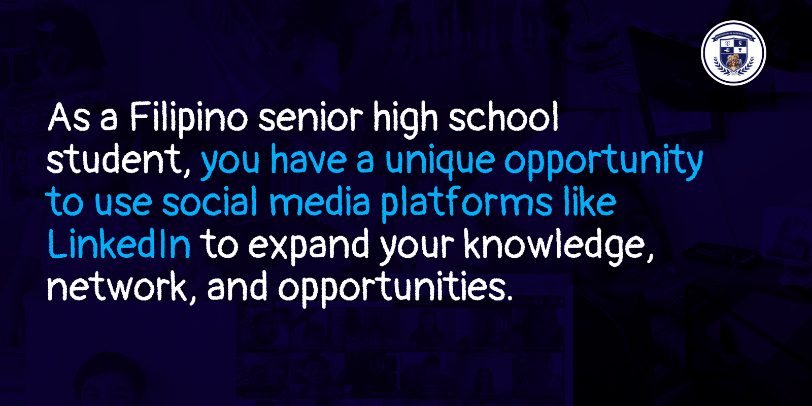 Maximizing Social Media for Filipino Senior High School Students – Expanding Your Network and Opportunities | Montessori De Sagrada Familia, Inc | Tangos, Baliwag, Bulacan