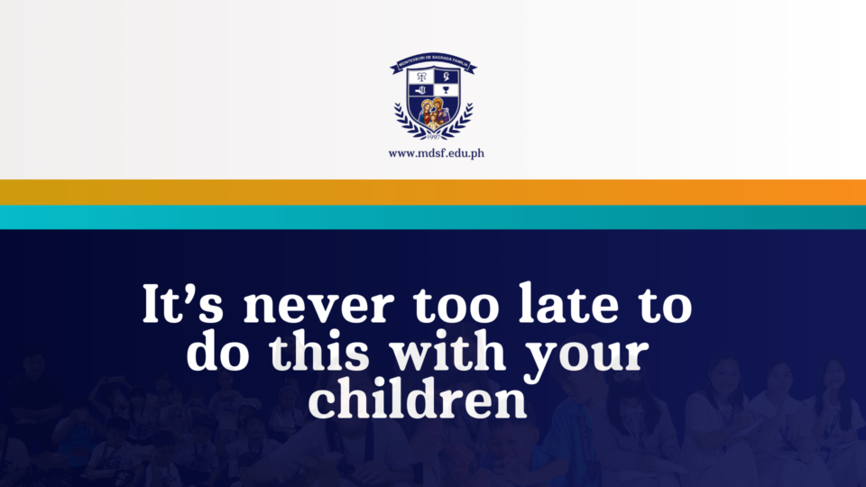 The Single Most Important Parenting Strategy According to a Clinical Psychologist and Renowned Millennial Parent Whisperer | Montessori De Sagrada Familia, Inc | Tangos, Baliwag, Bulacan The Single Most Important Parenting Strategy According to a Clinical Psychologist and Renowned Millennial Parent Whisperer | Montessori De Sagrada Familia, Inc | Tangos, Baliwag, Bulacan