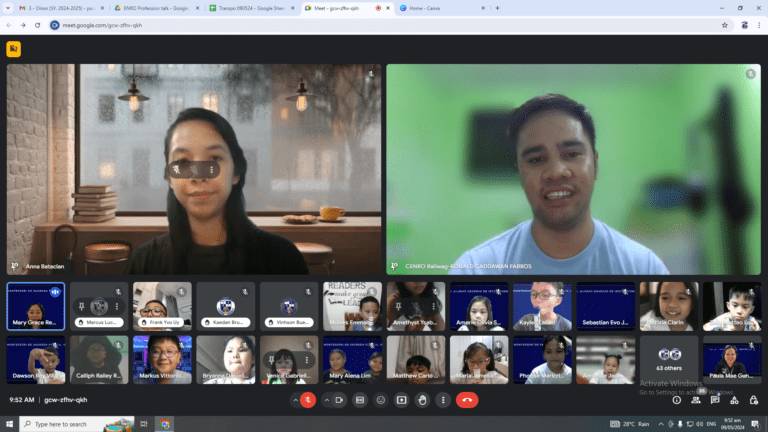 Grass Touched: CENRO Brings the Great Outdoors to Grade 3 Students with Virtual Seminar | Montessori De Sagrada Familia, Inc | Tangos, Baliwag, Bulacan