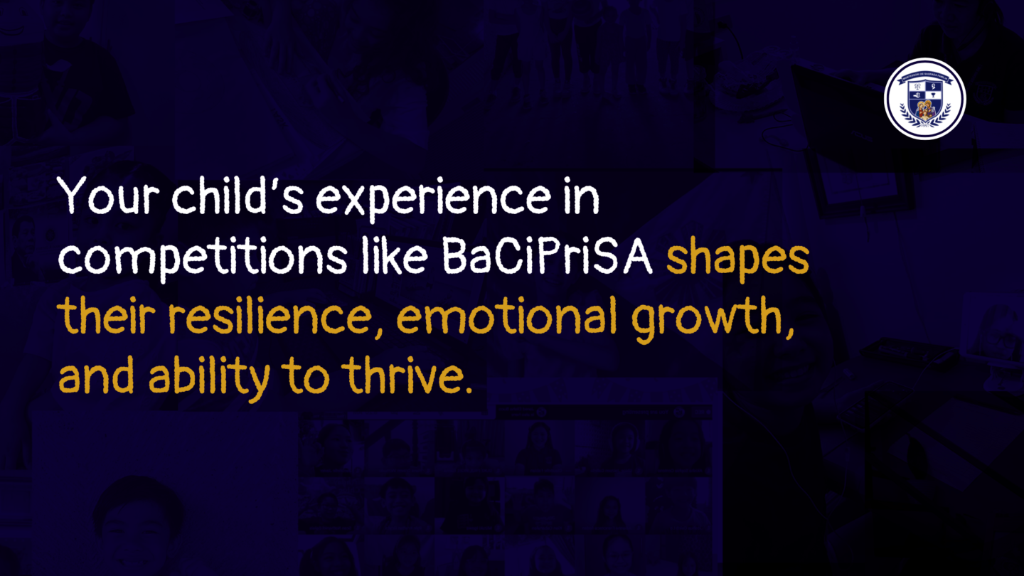 Parents, the Real Wins Come from Lessons Learned Along the Way | Montessori De Sagrada Familia, Inc | Tangos, Baliwag, Bulacan