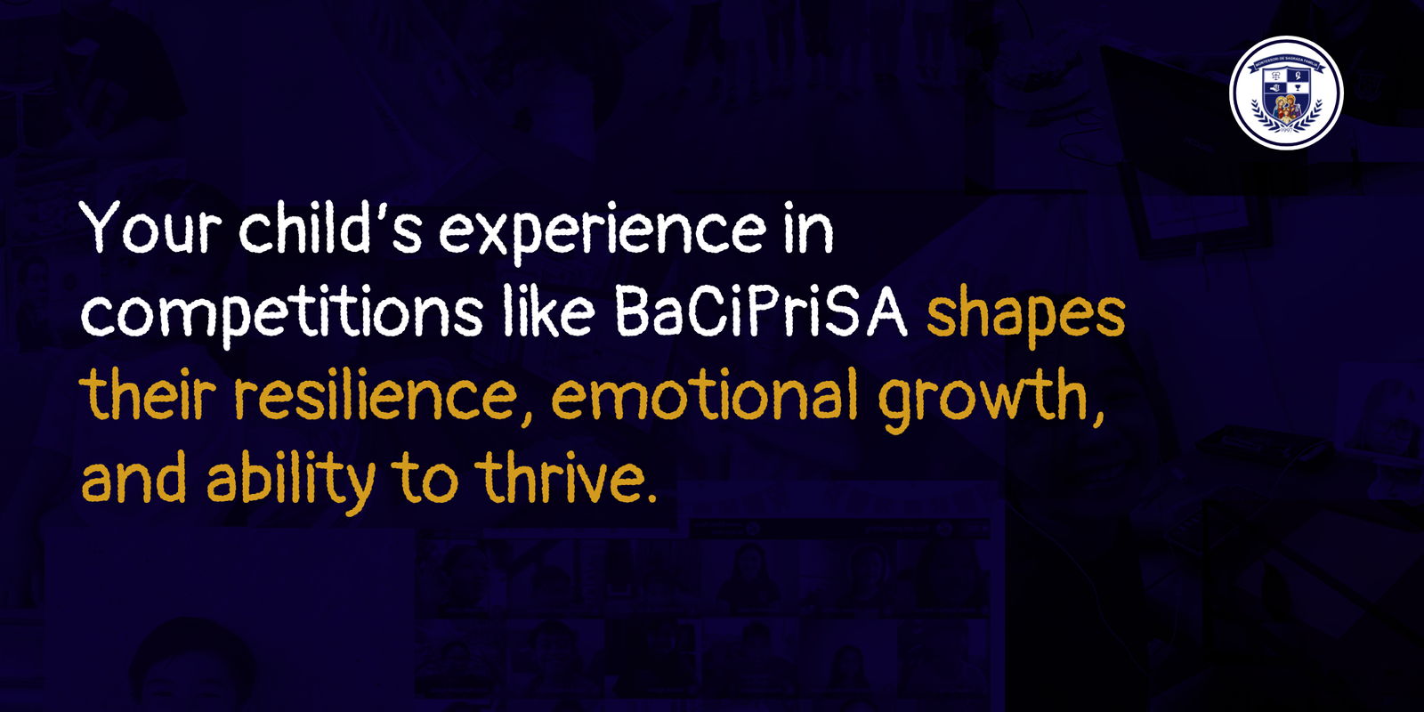 Parents, the Real Wins Come from Lessons Learned Along the Way | Montessori De Sagrada Familia, Inc | Tangos, Baliwag, Bulacan