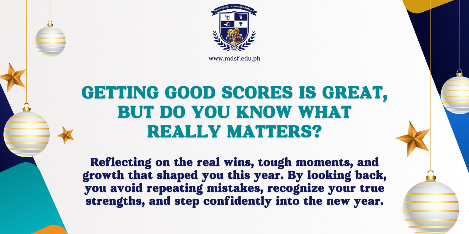 Why Reflecting on 2024 is Important for a Stronger 2025 | Montessori De Sagrada Familia, Inc | Tangos, Baliwag, Bulacan Why Reflecting on 2024 is Important for a Stronger 2025 | Montessori De Sagrada Familia, Inc | Tangos, Baliwag, Bulacan