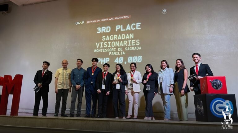 ​Sagradan Visionary Students Clinches 3rd Place in UA&P National Business Case Competition on First Entry | Montessori De Sagrada Familia, Inc | Tangos, Baliwag, Bulacan