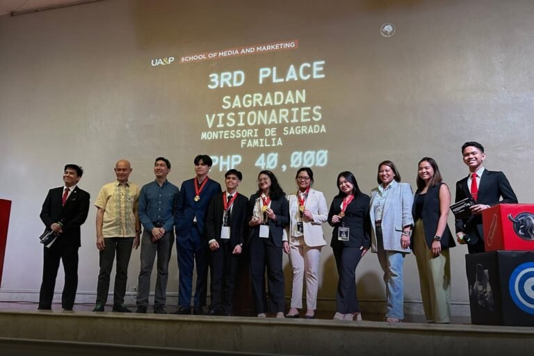 ​Sagradan Visionary Students Clinches 3rd Place in UA&P National Business Case Competition on First Entry | Montessori De Sagrada Familia, Inc | Tangos, Baliwag, Bulacan