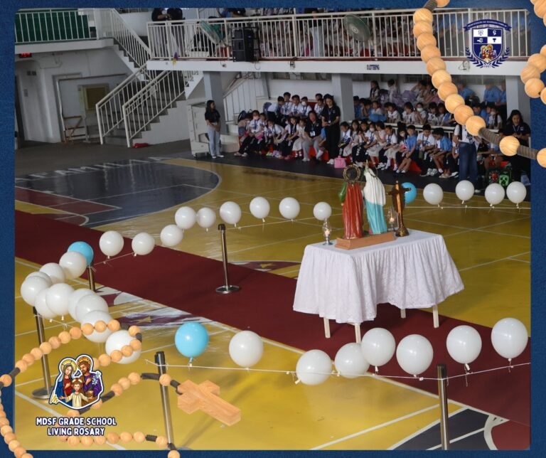Sagradans Unite in Prayer: Living the Rosary | Montessori De Sagrada Familia, Inc | Tangos, Baliwag, Bulacan